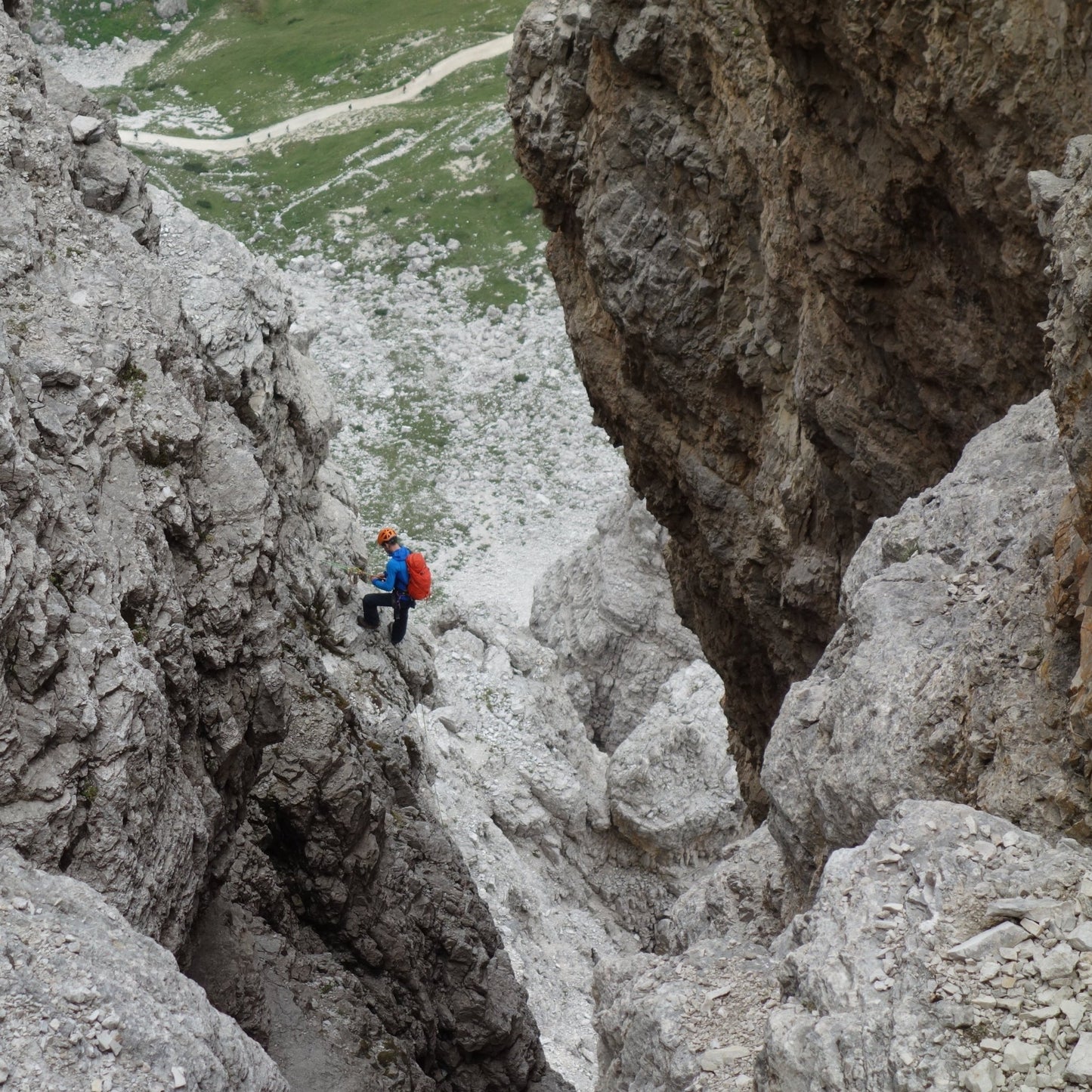 Arrampicata - Cima Grande di Lavaredo - Via Normale - Cristiano Gregnanin Guida Alpina Certificata Dolomiti