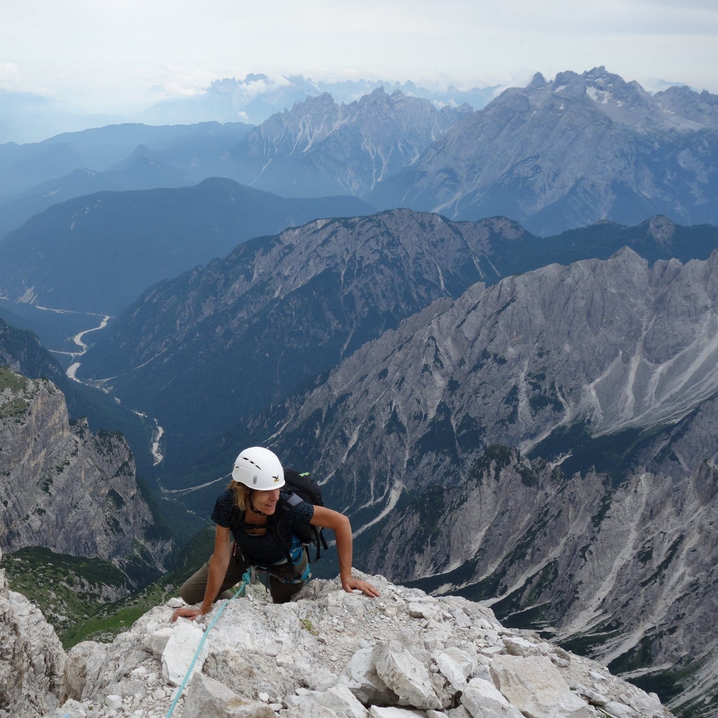 Arrampicata - Cima Grande di Lavaredo - Via Normale - Cristiano Gregnanin Guida Alpina Certificata Dolomiti