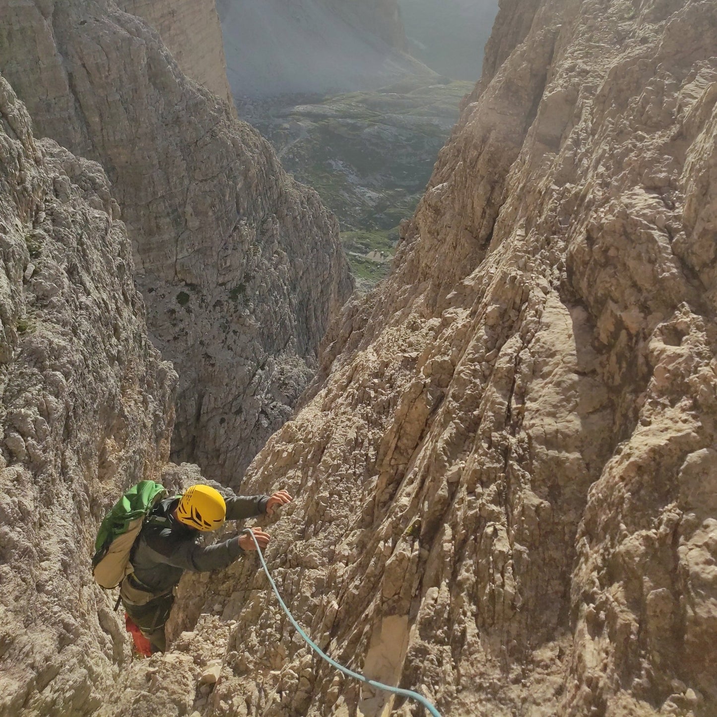 Arrampicata - Cima Grande di Lavaredo - Via Normale - Cristiano Gregnanin Guida Alpina Certificata Dolomiti