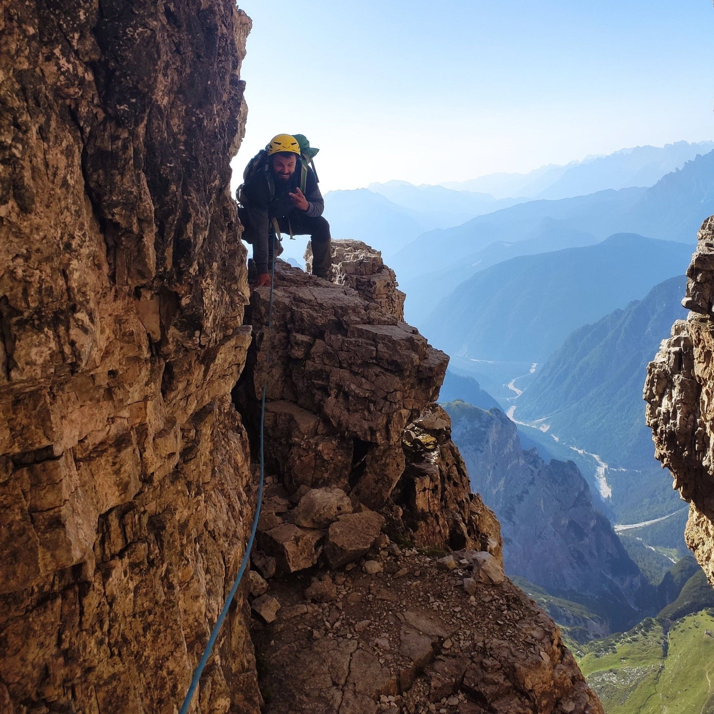 Arrampicata - Cima Grande di Lavaredo - Via Normale - Cristiano Gregnanin Guida Alpina Certificata Dolomiti