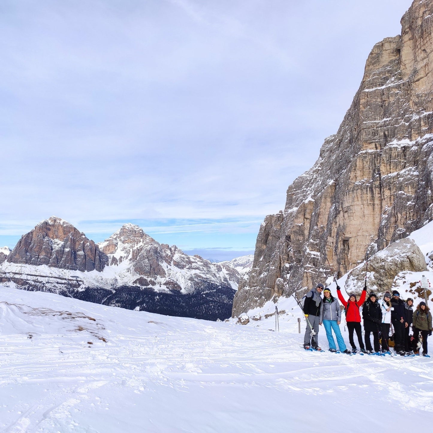 Ciaspolata a passo Giau - Cristiano Gregnanin Guida Alpina Certificata Dolomiti