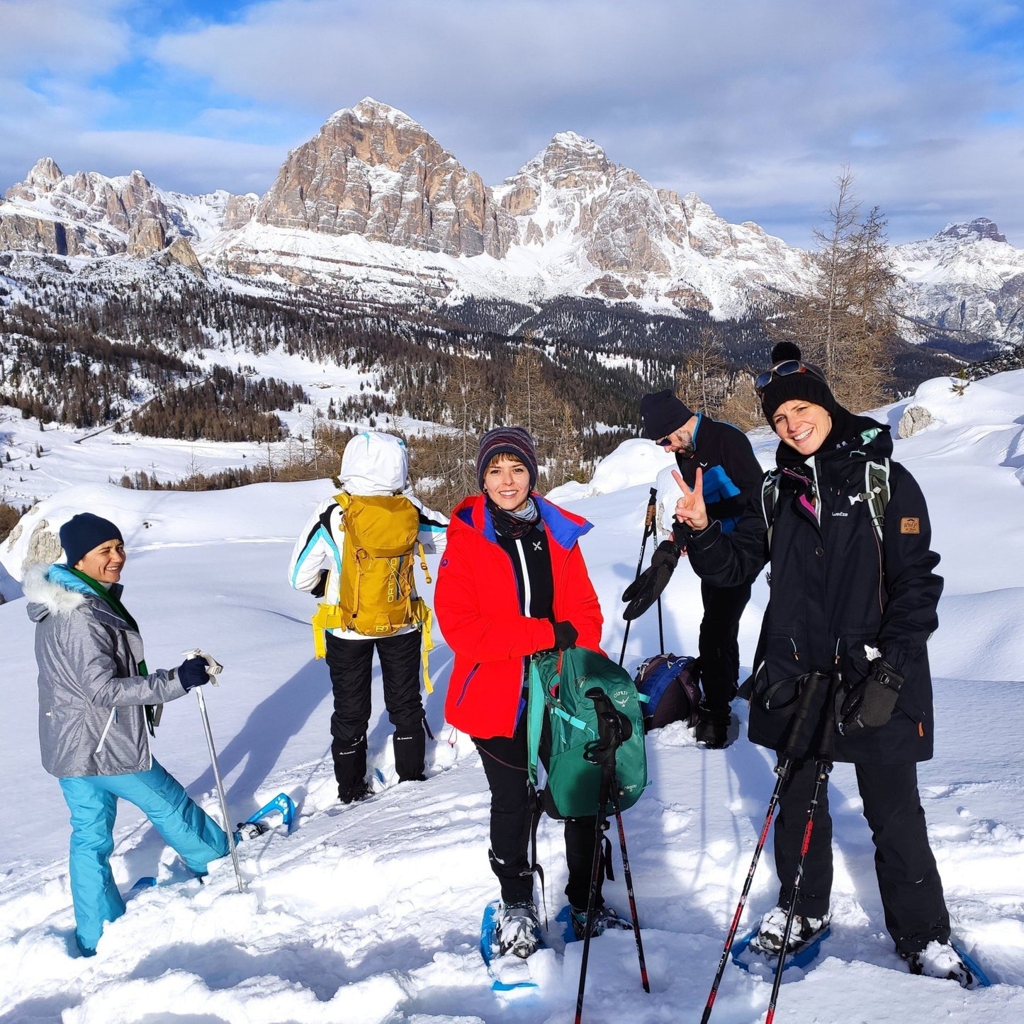 Ciaspolata a passo Giau - Cristiano Gregnanin Guida Alpina Certificata Dolomiti