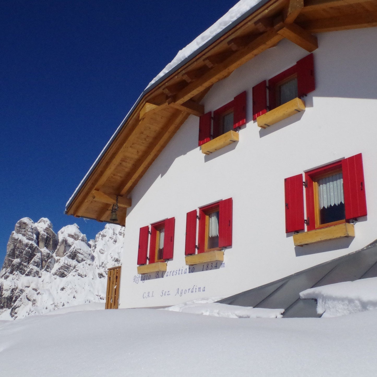 Ciaspolata al rifugio Carestiato - Cristiano Gregnanin Guida Alpina Certificata Dolomiti