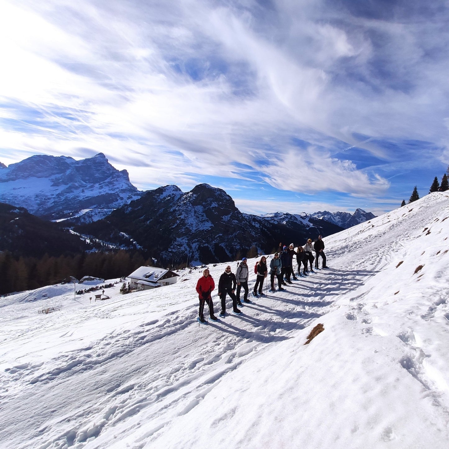 Ciaspolata al rifugio Citta di Fiume - Cristiano Gregnanin Guida Alpina Certificata Dolomiti