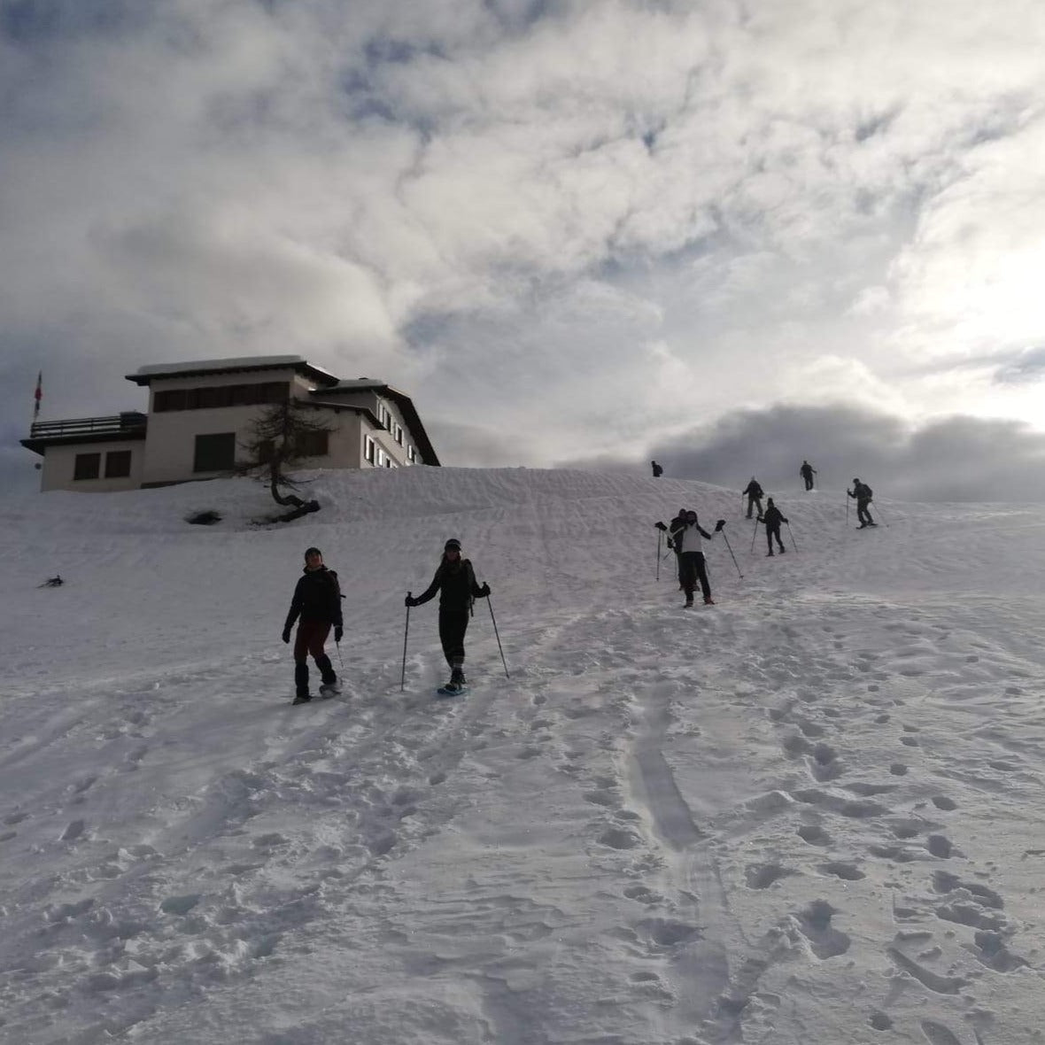 Ciaspolata al rifugio Scarpa - Cristiano Gregnanin Guida Alpina Certificata Dolomiti