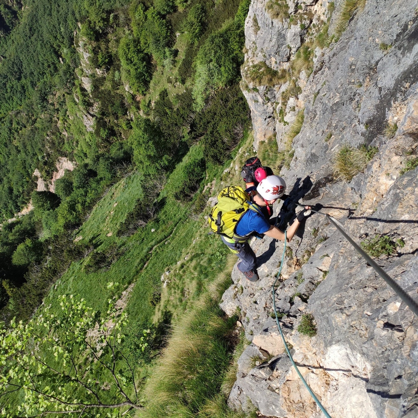 Ferrata del vajo scuro - Cristiano Gregnanin Guida Alpina Certificata Dolomiti