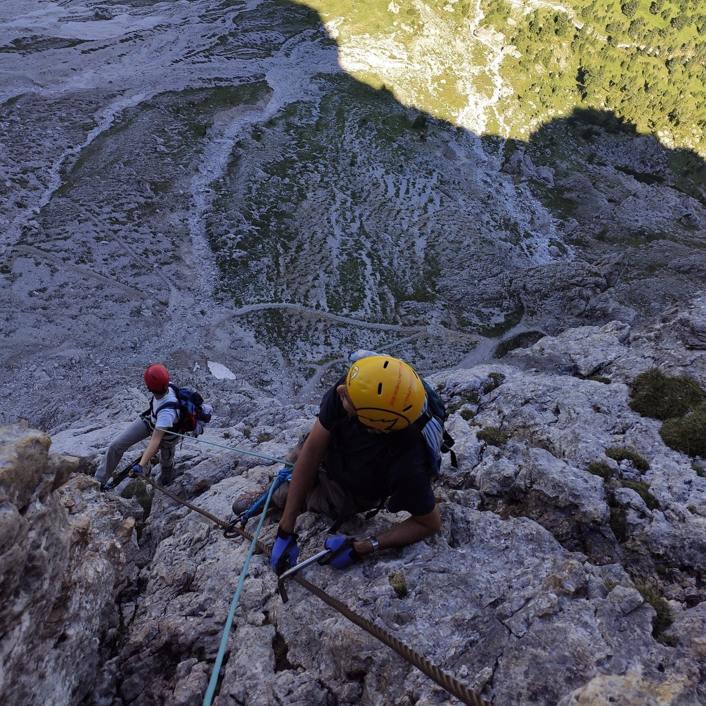 Ferrata delle Mesules - Cristiano Gregnanin Guida Alpina Certificata Dolomiti