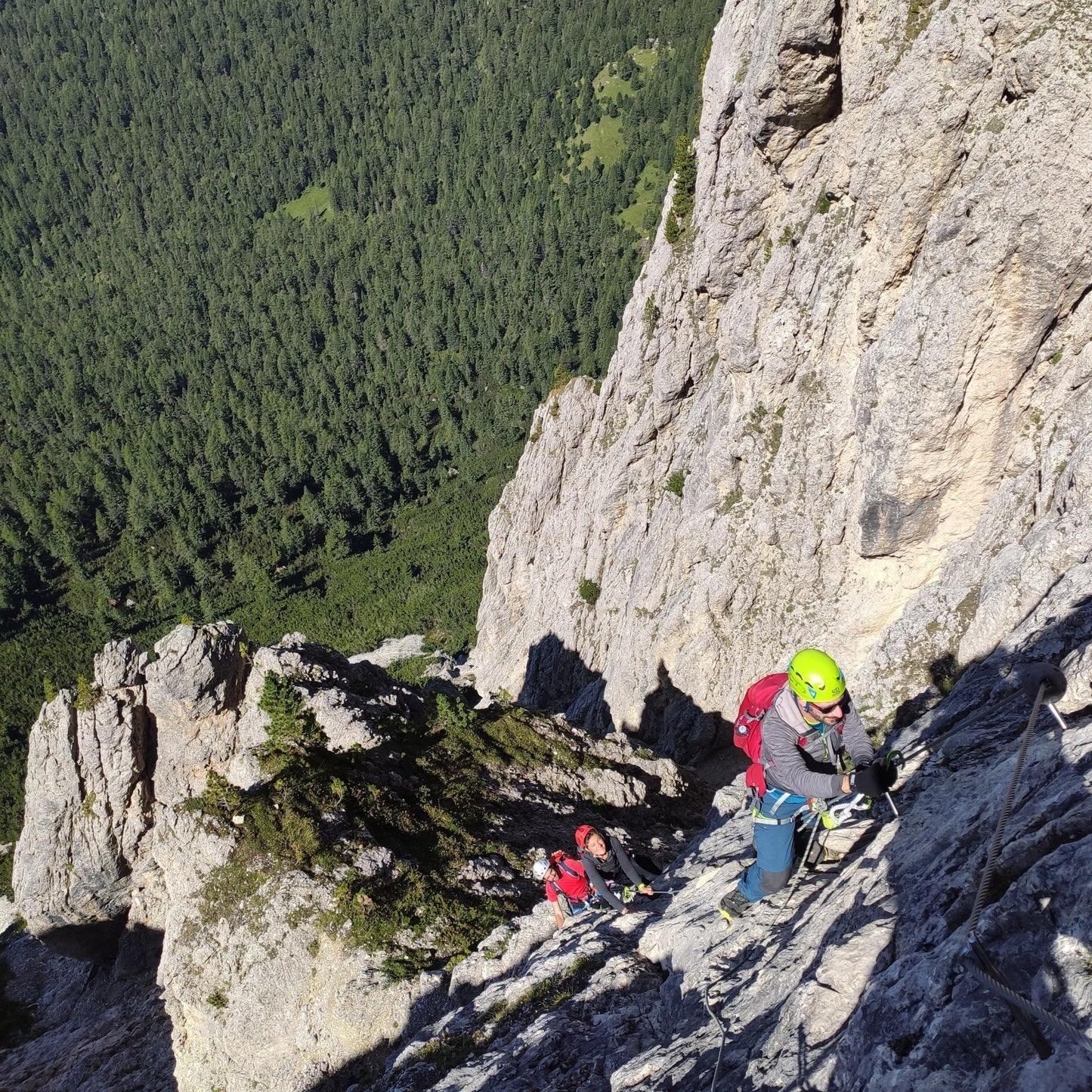 Ferrata Fusetti al Sass de Stria - Cristiano Gregnanin Guida Alpina Certificata Dolomiti