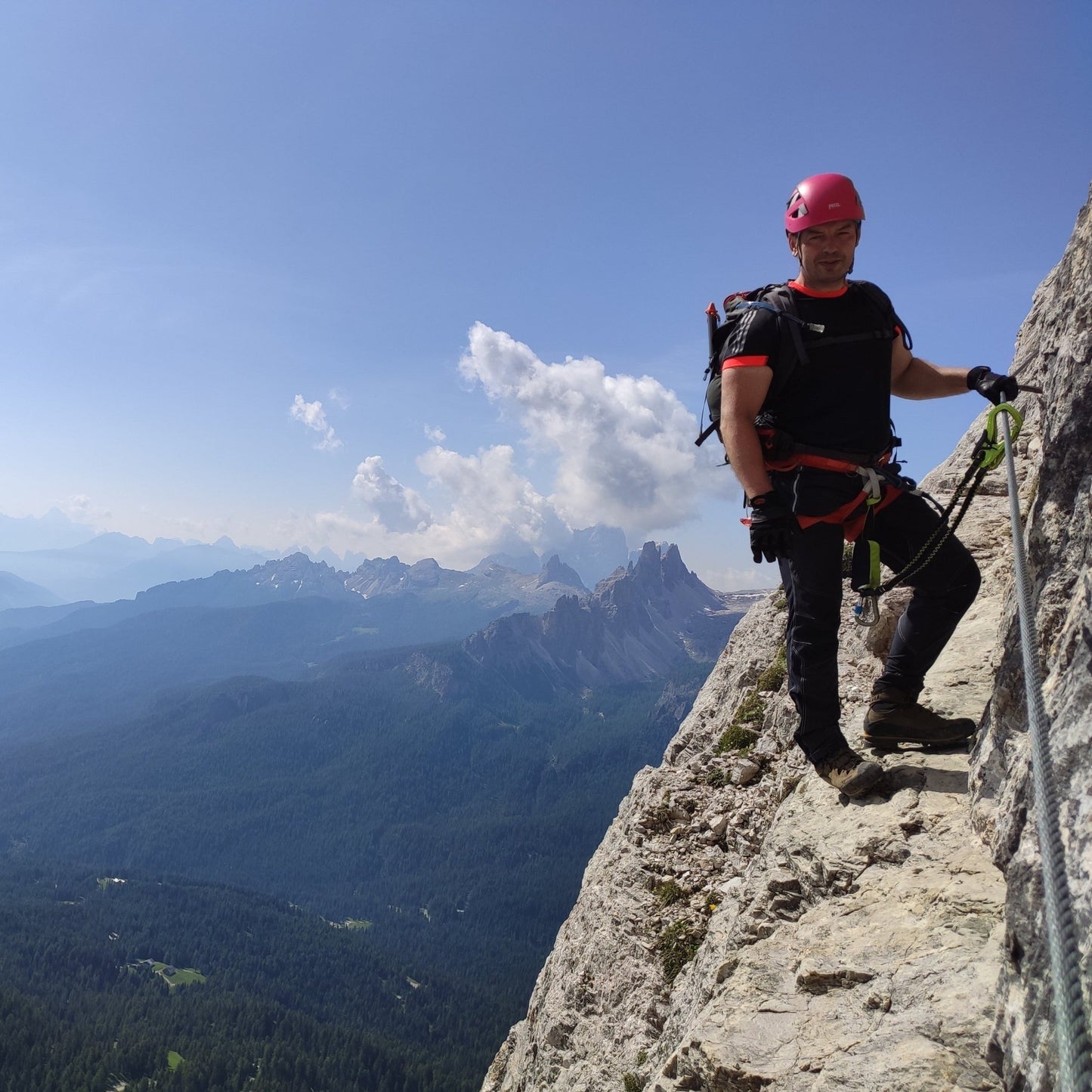 Ferrata Olivieri - Punta Anna - Cristiano Gregnanin Guida Alpina Certificata Dolomiti