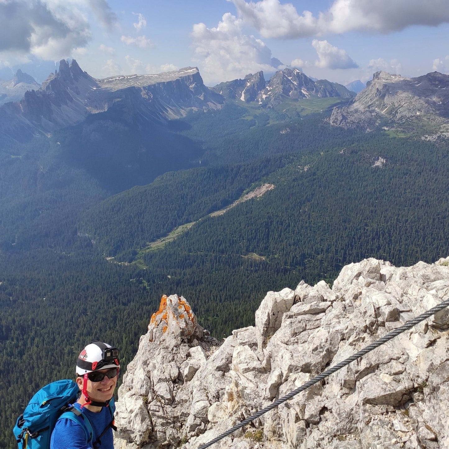 Ferrata Olivieri - Punta Anna - Cristiano Gregnanin Guida Alpina Certificata Dolomiti