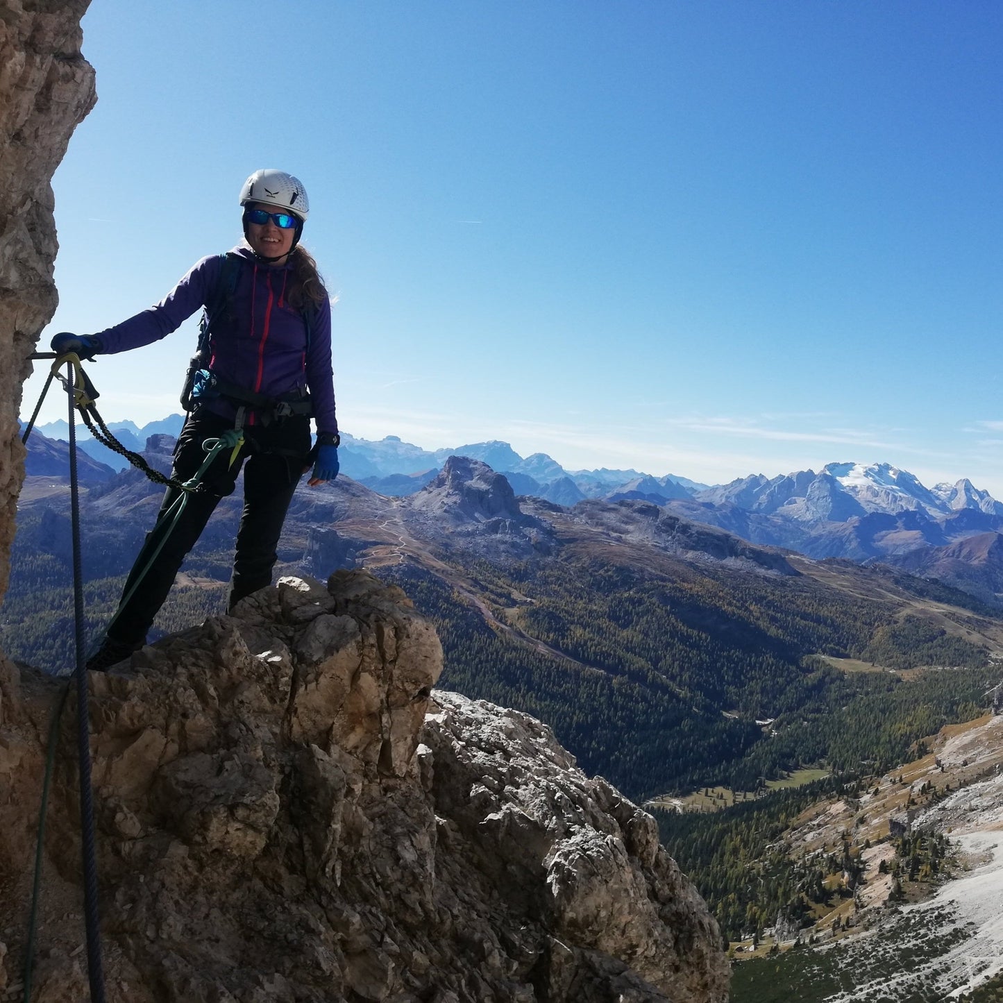 Ferrata Olivieri - Punta Anna - Cristiano Gregnanin Guida Alpina Certificata Dolomiti