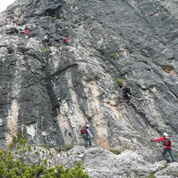 Ferrata Strobel - Punta Fiames - Cristiano Gregnanin Guida Alpina Certificata Dolomiti