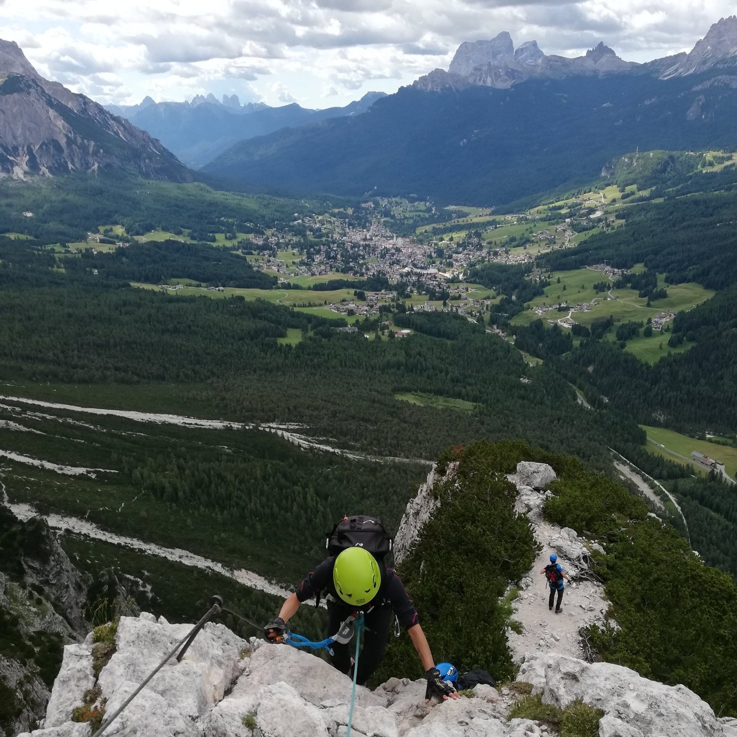 Ferrata Strobel - Punta Fiames - Cristiano Gregnanin Guida Alpina Certificata Dolomiti
