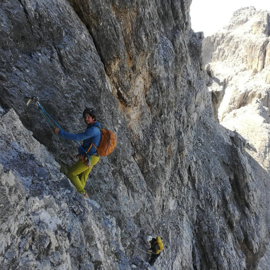 Ferrata Tomaselli a cima Fanes - Cristiano Gregnanin Guida Alpina Certificata Dolomiti