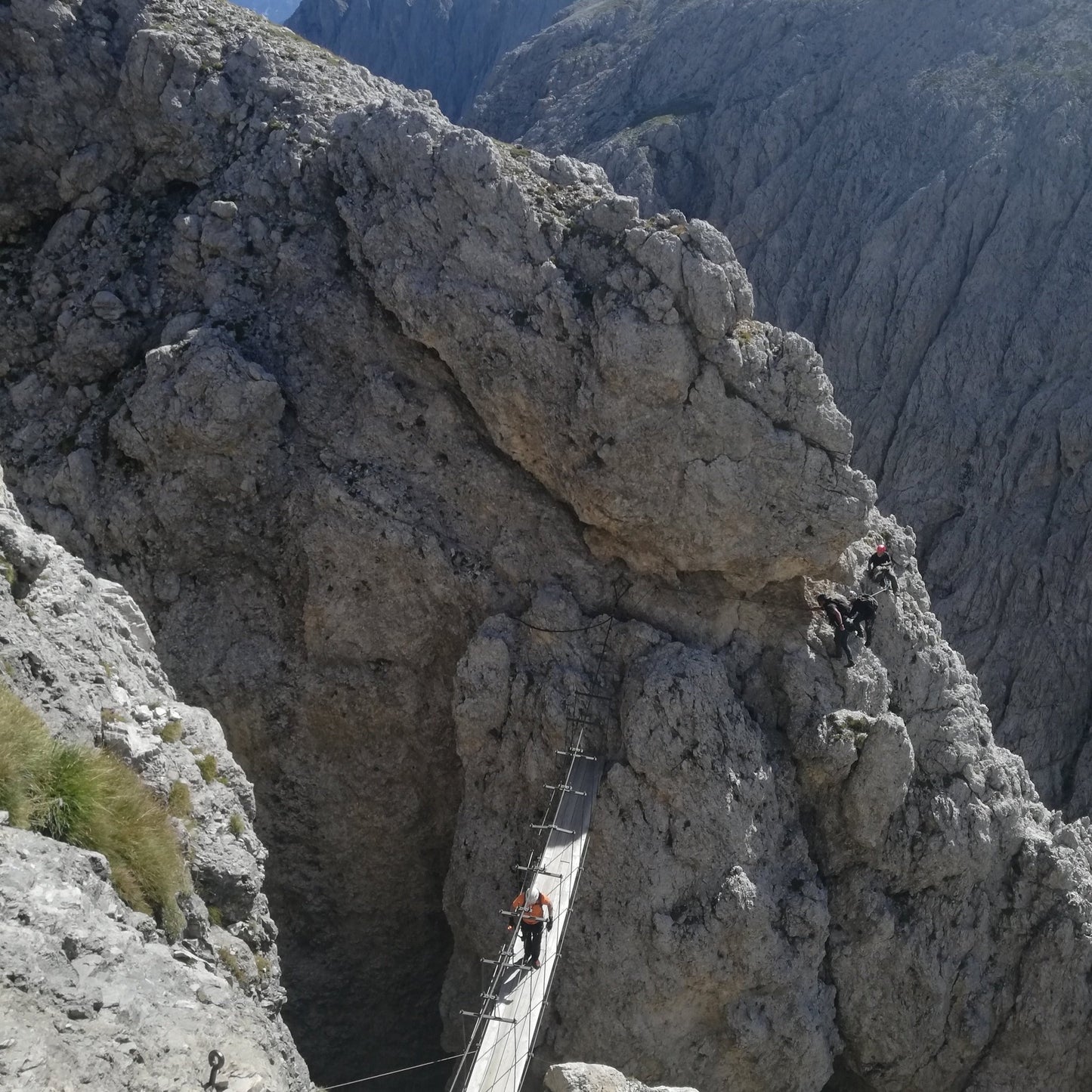 Ferrata tridentina al pisciadù - Cristiano Gregnanin Guida Alpina Certificata Dolomiti