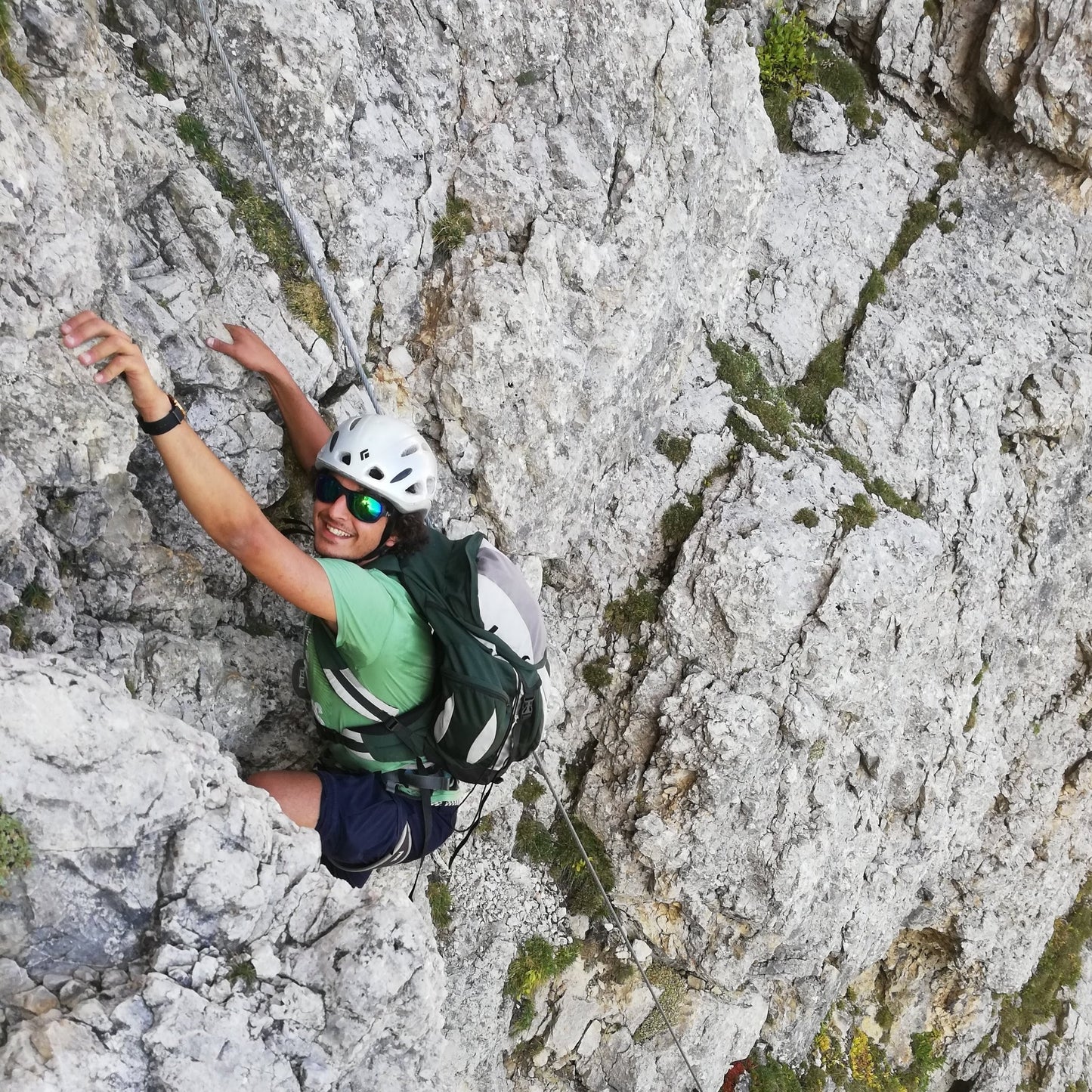 Ferrata tridentina al pisciadù - Cristiano Gregnanin Guida Alpina Certificata Dolomiti