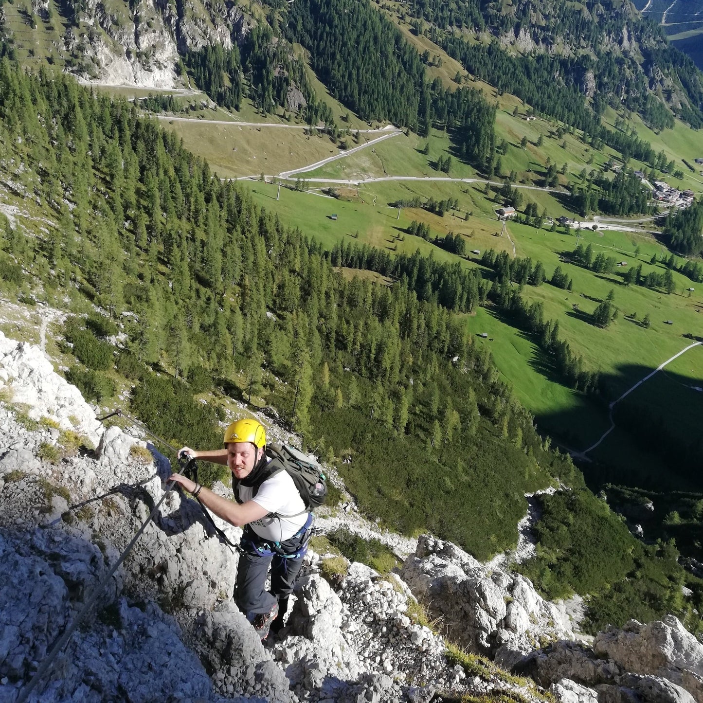Ferrata tridentina al pisciadù - Cristiano Gregnanin Guida Alpina Certificata Dolomiti
