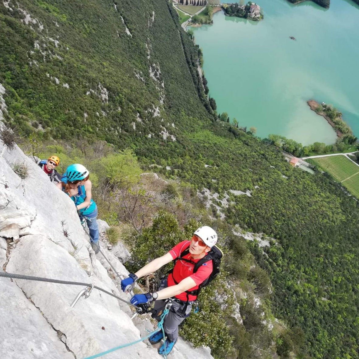 Lago di Garda - via ferrata Pisetta - Cristiano Gregnanin Guida Alpina Certificata Dolomiti