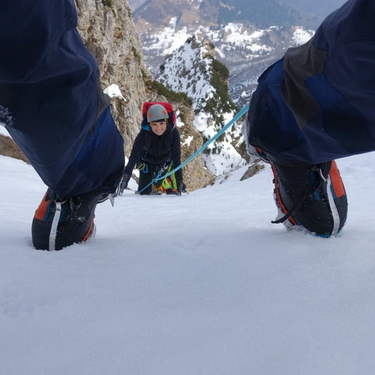 Salita di un vajo facile - Piccole Dolomiti - Cristiano Gregnanin Guida Alpina Certificata Dolomiti