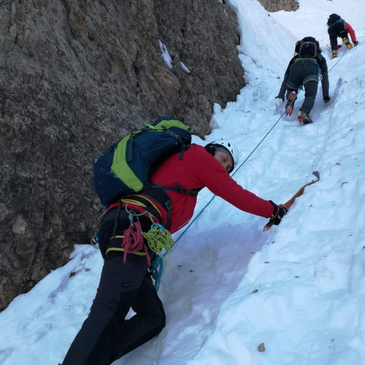 Salita di un vajo media difficoltà - Piccole Dolomiti - laguidalpina.it - Guida Alpina Cristiano Gregnanin