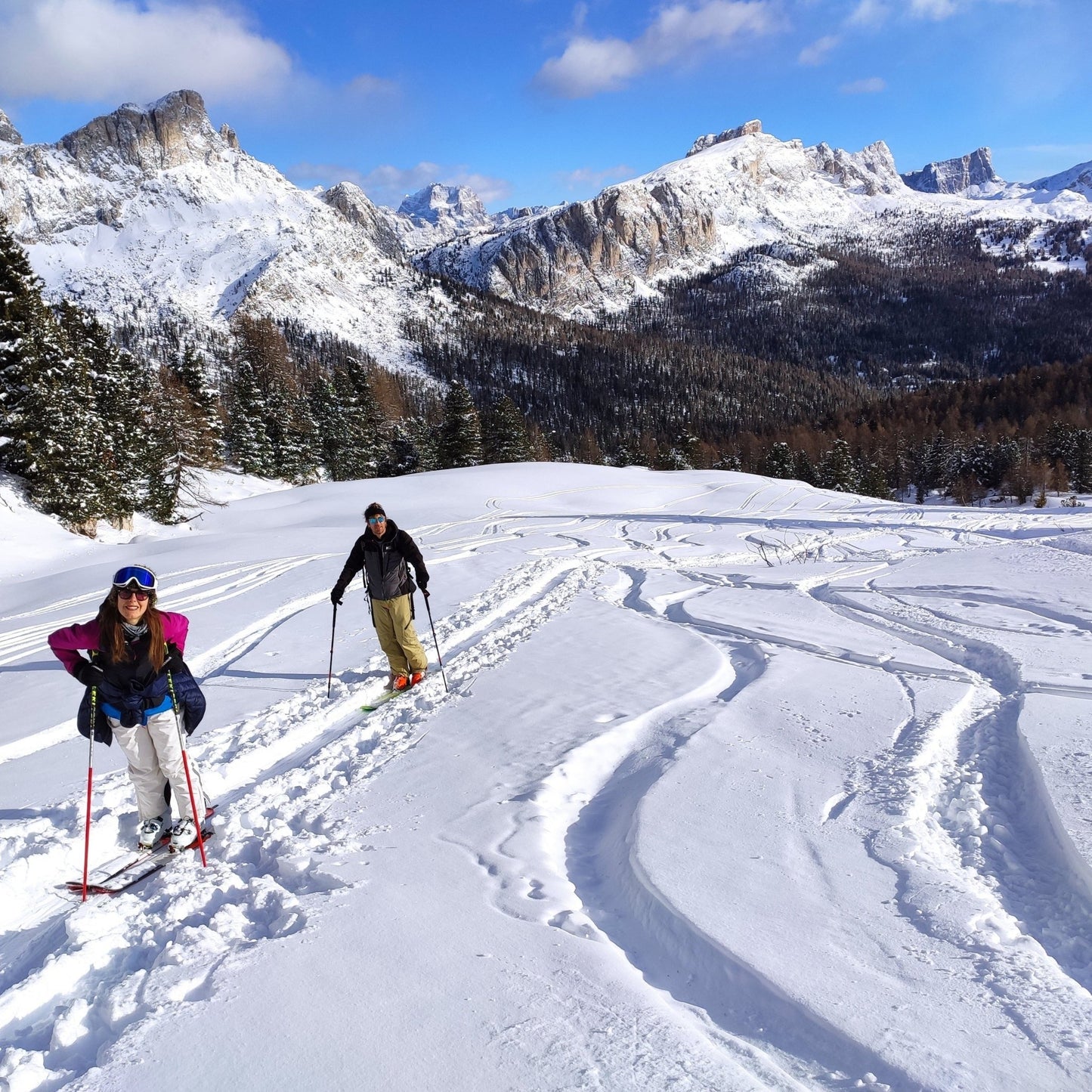 Sci alpinismo al Piccolo Settsass - Cristiano Gregnanin Guida Alpina Certificata Dolomiti