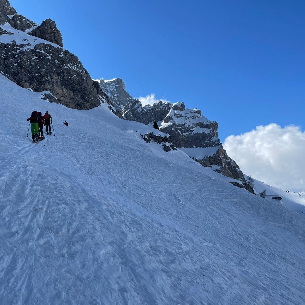 Scialpinismo - traversata del Mulaz - laguidalpina.it - Guida Alpina Cristiano Gregnanin