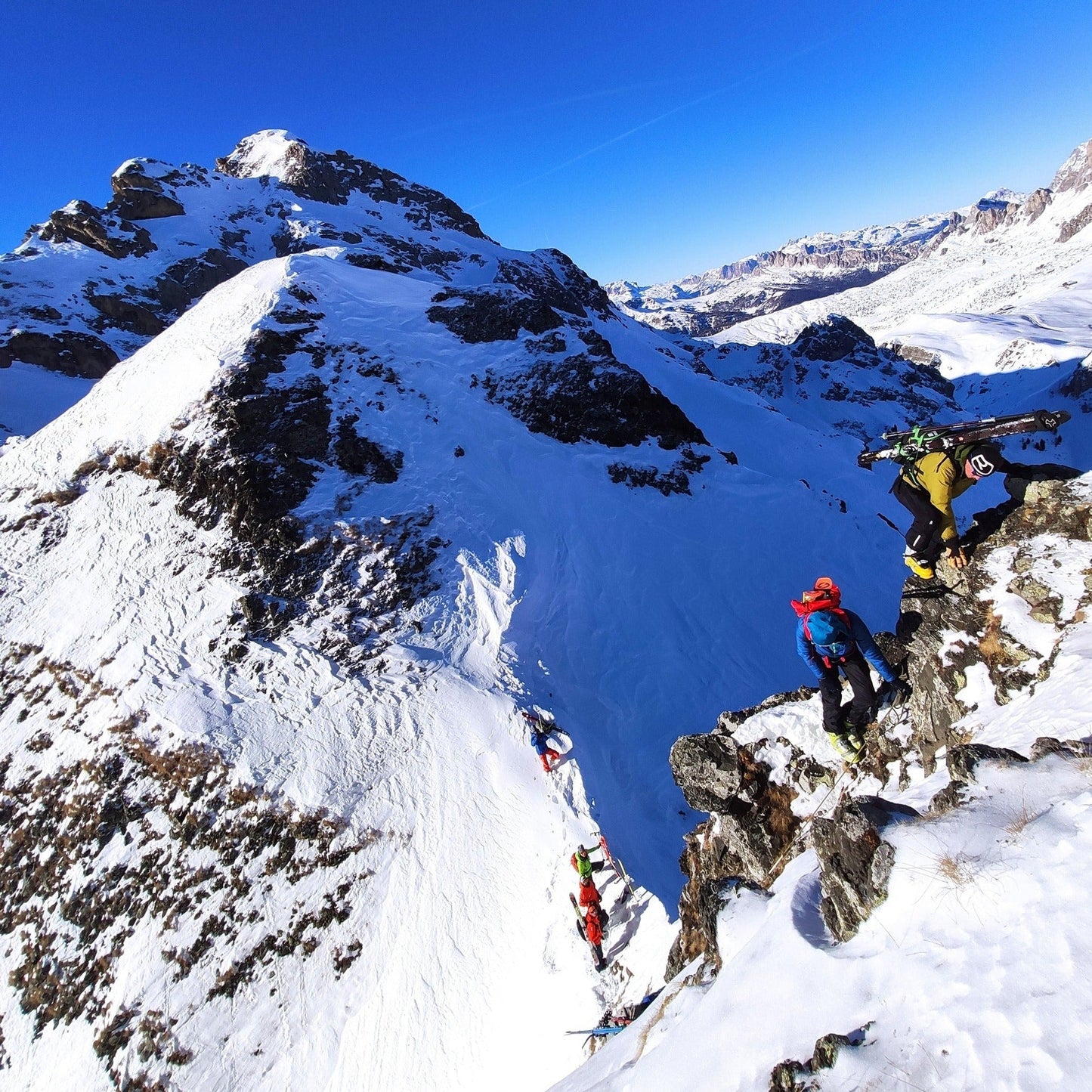 Scialpinismo - uscita alto livello OSA - Cristiano Gregnanin Guida Alpina Certificata Dolomiti