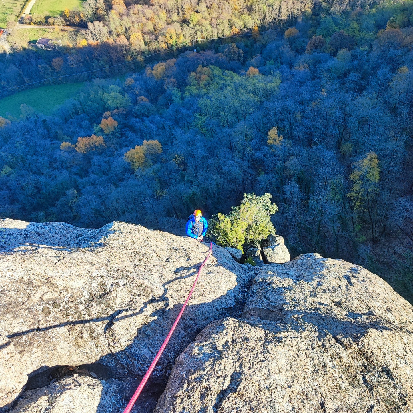 Half day multi pitch climbing at Rocca pendice