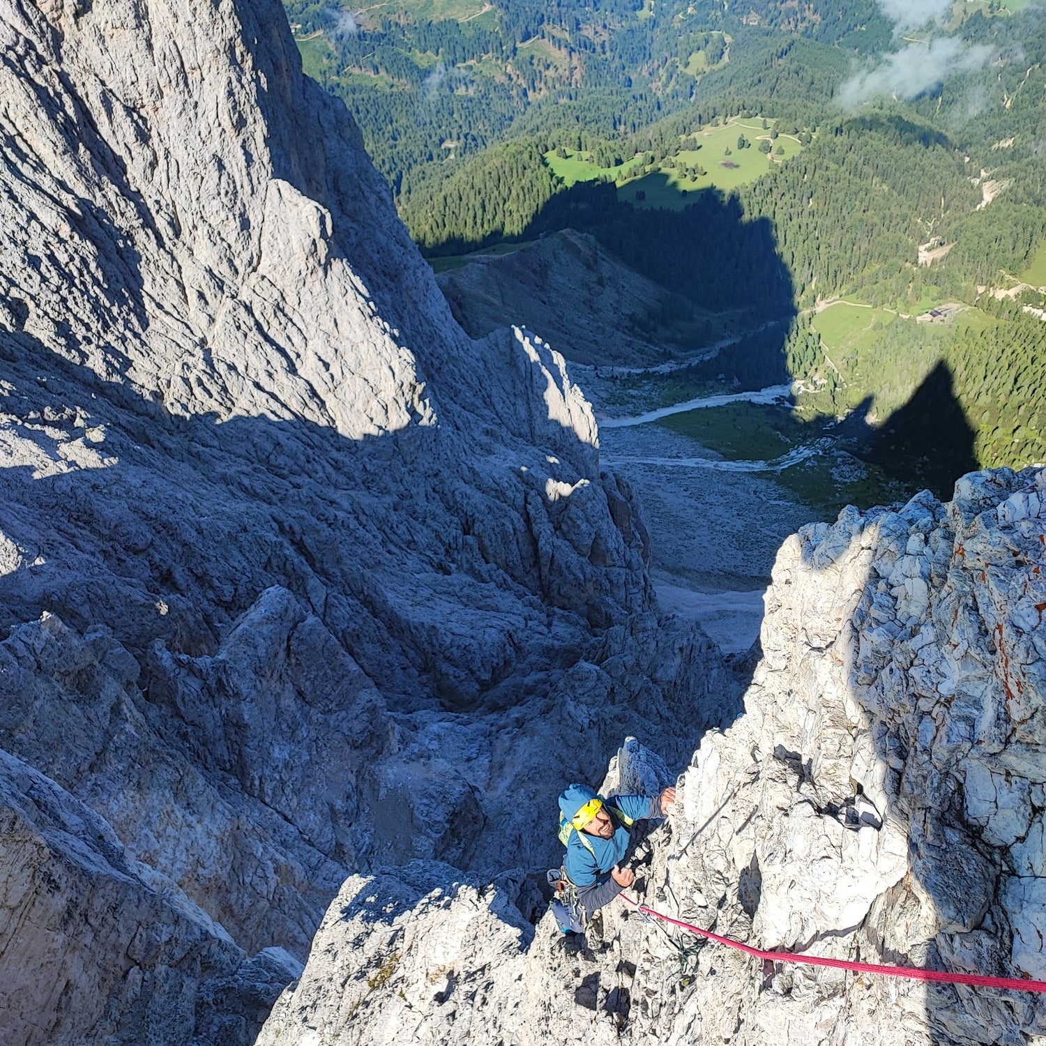 Arrampicata - Torri del Vajolet - Torre Delago - Cristiano Gregnanin Guida Alpina Certificata Dolomiti