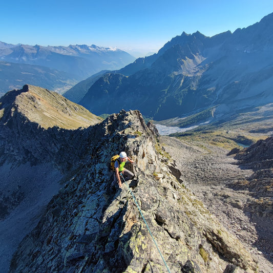 Cima dei Pozzi - Cresta di cima Pozzi - Cristiano Gregnanin Guida Alpina Certificata Dolomiti