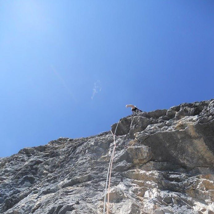Multipitch in Dolomiti - livello facile - laguidalpina.it - Guida Alpina Cristiano Gregnanin