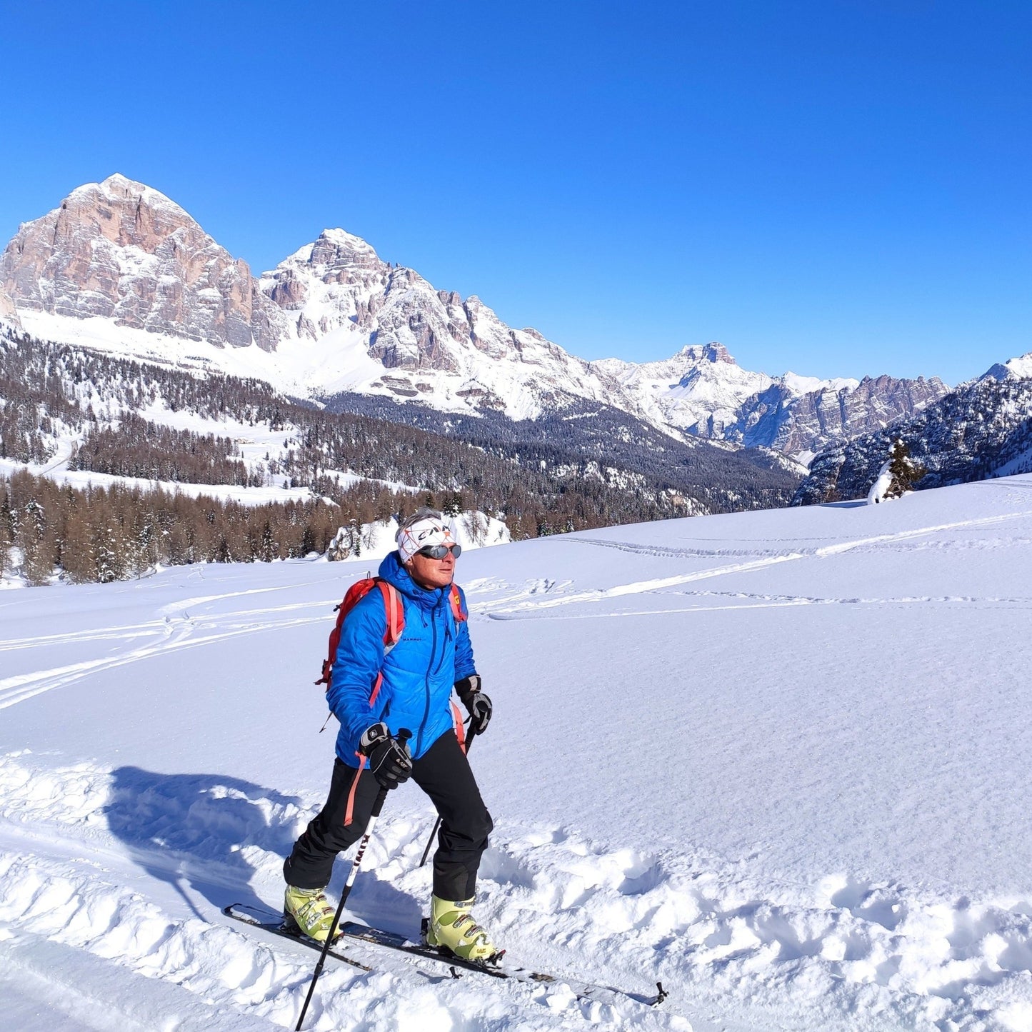Sci alpinismo al Mondeval - laguidalpina.it - Guida Alpina Cristiano Gregnanin