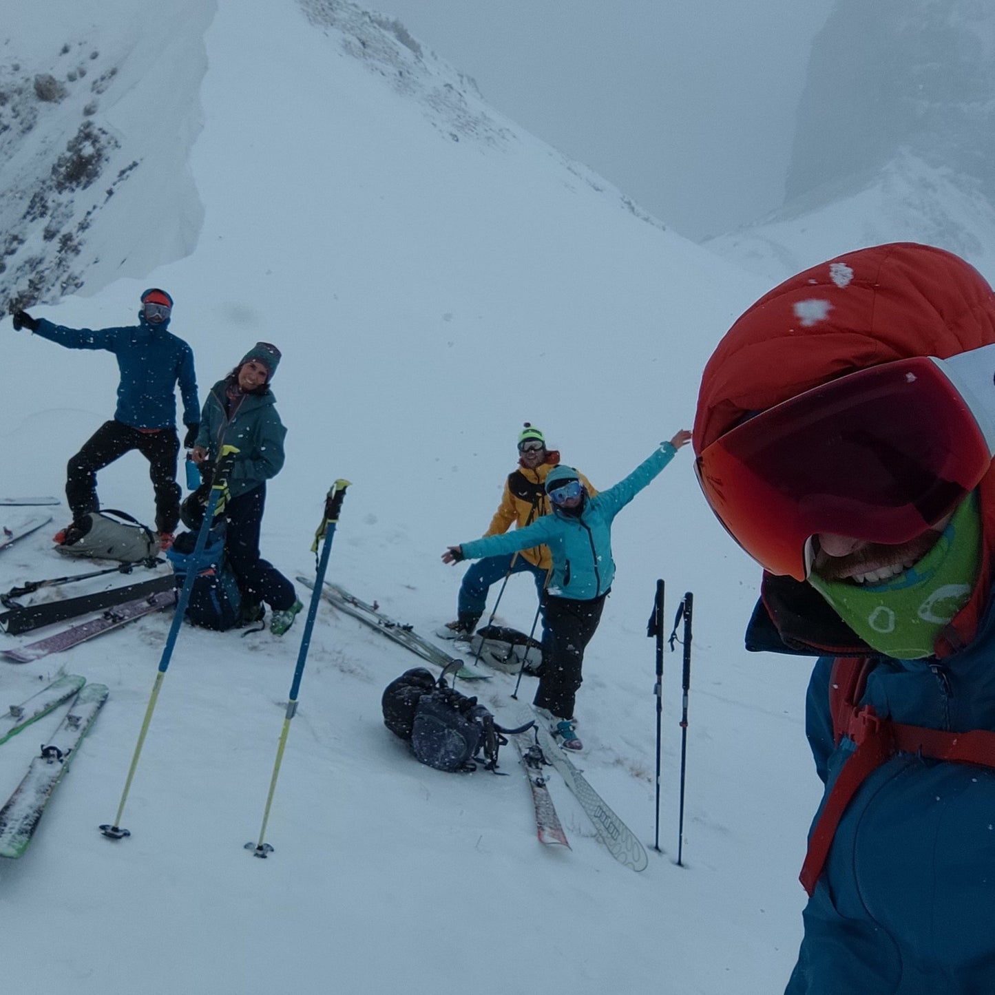 Sci alpinismo alla Forca Rossa da Malga Ciapela - laguidalpina.it - Guida Alpina Cristiano Gregnanin